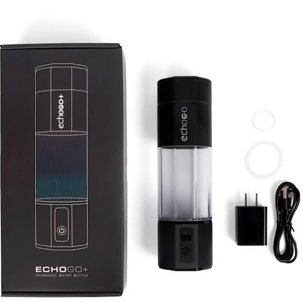 Echo Portable Hydrogen Water Bottle - Black